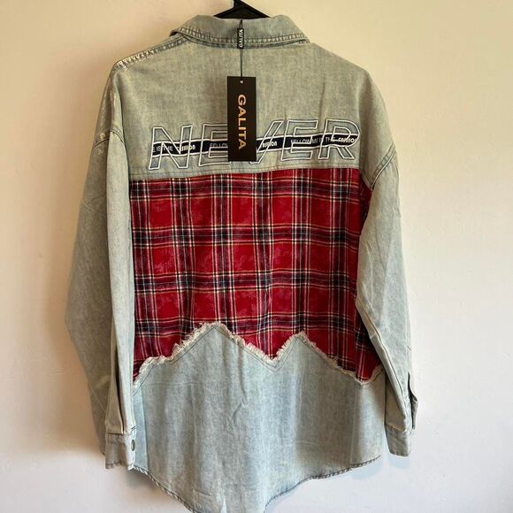 NWT Galita small Oversized denim jacket - Picture 5 of 6